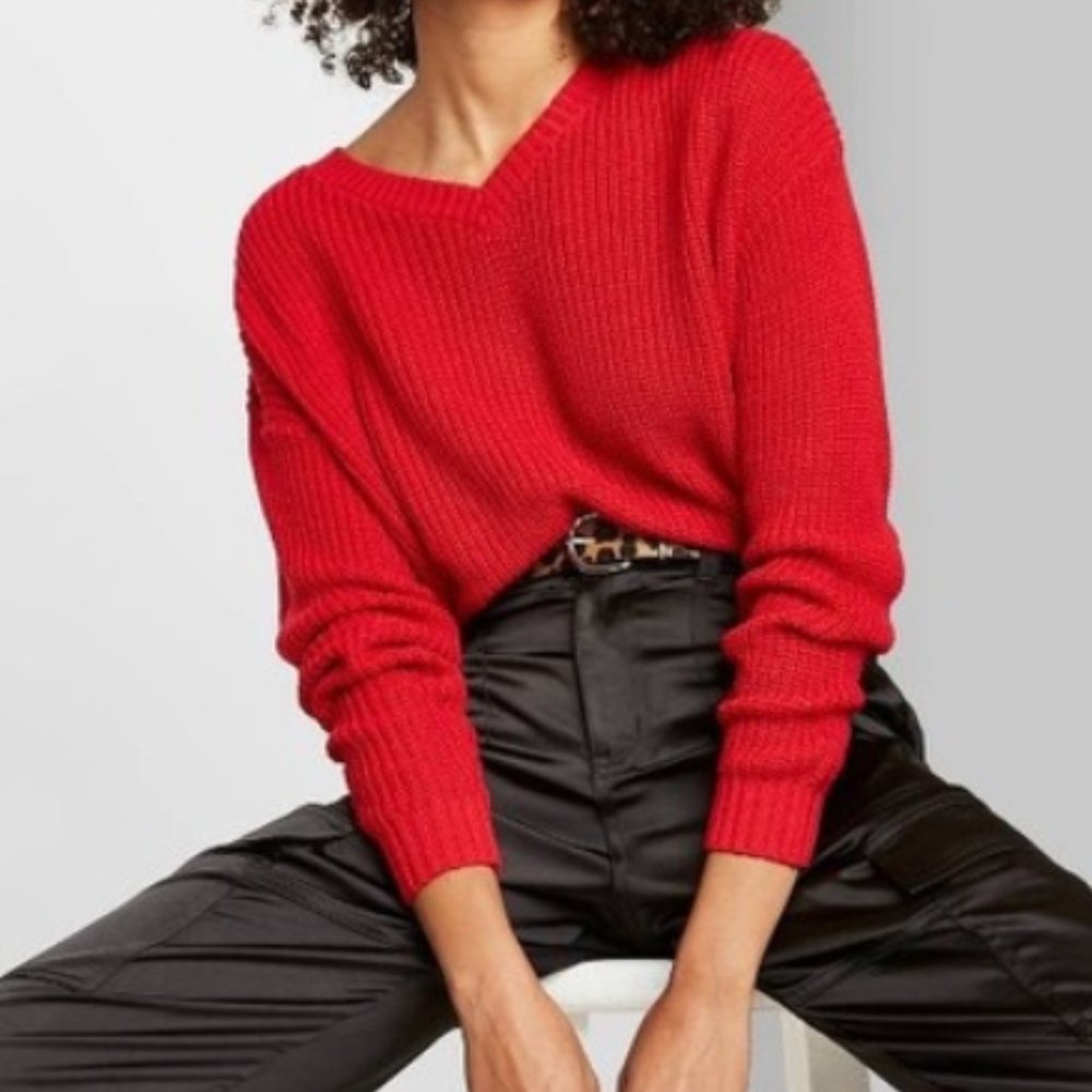 Wild Fable Red Sweater